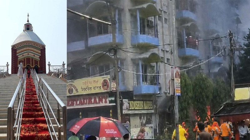 পশ্চিমবঙ্গে তারাপীঠের কাছে হোটেলে আগুন, ৭ তীর্থযাত্রী নিহত